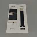 MOFT Snap Duo Watch Bands Compatible with Apple Watch, Quick Magnetic Wear, Duo-Color Design & Soft Silicone, iWatch Bands for Ultra 3/2/1, Series 11/10/9/8/7/SE/6/5/4/3/2/1, 38/40/41/42/44/45/46/49mm (Vast Black x Stardust)