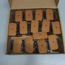 28Pcs Chair Leg Floor Protectors Rectangle for Hardwood Floors Silicone Caps Covers Felt Furniture Pads Clear Chair Sliders, Protect The Floor from Scratches(Fit:L 1.5"2",W 0.75"1")