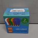 haraqi 6 Pack 9W (60W Equivalent) 120V E26 Base A19 LED Colored Light Bulb, Orange LED Lights for Party Christmas Decor and Halloween Lighting