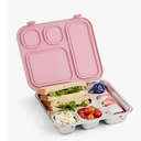 Elk and Friends Kids Stainless Steel Bento Box with Silicone Lid | Leakproof | Toddler Lunch Container | 4 Compartments | Dishwasher Safe