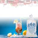 Perfect Stix Icebag10TT-100 Ice Bag with Twist Tie Enclosure, 10 lbs (Pack of 100)