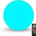 LOFTEK 6-inch LED Light Ball: Nursery Night Light with Remote Control, 16 RGB Color Changing & Dimming Rechargeable, Cordless Portable Floating Pool Lights for Kids or Decor
