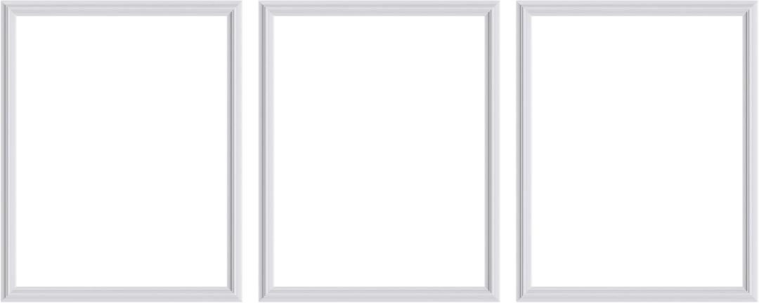3 Set Panels Peel and Stick Premade Wainscoting Accent Wall Panels for Interior Wall Decor Easy DIY Build and Picture Frame Door Decor (16 x 20 in)
