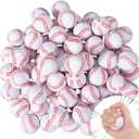 Lewtemi 72 Pieces Baseball Stress Balls 1.6 Inch Mini Foam Baseballs Bulk Party Favors Small Baseball Toys for Teens and Adults Stress Anxiety Relief Sports Theme Party Favors Classroom Rewards