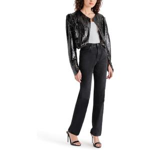 Steve Madden womens Juliet Jacket (Black), XS