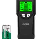 Stud Finder Wall Scanner - 5 in 1 Stud Finder Tool w/Smart Chip and HD LCD Display, Stud Detector Beam Finders for the Center and Edge of Wood AC Wire Metal Studs Joist Pipe (black Seaweed)