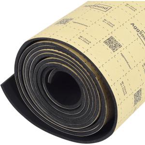 Sound Deadening Mat 1/4inch(7 mm) 6.54sqft - Closed Cell Foam Car Sound Deadening Material - Self-Adhesive Hood Insulation Heat Shield Auto Sound Dampening