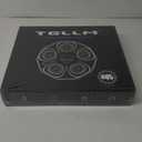 Music Boxing Machine, Interactive Punching Trainer with Boxing Gloves, Large Size Wall Mounted Electronic Boxing Target for Adults Kids, 9 Modes & 9 Speeds (Black)