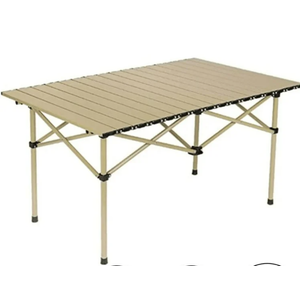 TUSOPORT Camping Table Folding Table Picnic Table Portable Foldable CampTable (Kakhi Yellow)