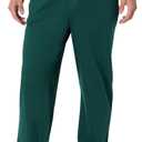 Amazon Essentials Men's Cotton Knit Pajama Pant (Large, Dark Green)