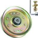 175820 Pulley Craftsman Replaces Craftsman Idler Pulley 175820, Husqvarna 596481401 Pulley Idler, Craftsman 175820 Pulley, 532175820, 539107620 for Husqvarna MZ54 MZ52 MZ6128 YTH2448 Tractors