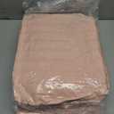 Love's cabin Seersucker Pink Twin Comforter Set 5 Pieces, All Season Bedding Set, Twin Bed in a Bag Comforter Set with Comforter, Flat Sheet, Fitted Sheet, Pillowcase and Pillow Sham