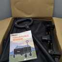 YACONA 3 in 1 Wagons Carts Foldable, 360LBS Lightweight Wagon with All Terrain Wheels, Collapsible Wagon Cart for Grocery, Camping, Beach, Garden & Sports (Black)