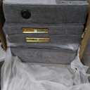 Marsail Pull Out Sofa Bed, Full Size Sleeper Sofa with Memory Foam Mattress, 2 USB Charging and Removable Covers, Loveseat for Living Room, Apartment, Supports 600 LBS, Chenille Fabric, Grey