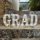 Grad Light Up Letters GRAD Sign for 2026 Graduation Party Decorations, Lighted Marquee Letters for Kindergarten Preschool High School College Grad Party Decor, Table Desk Wall Photo Booth Use