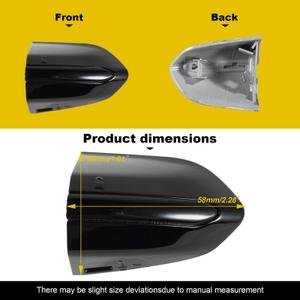 Car Exterior Door Handle Key Hole Trim Cover CapCompatible With Ford Fusion 2013 2014 2015 2016 2017 2018 2019 2020 DS7Z 54218A15-DC Door Handle Accessories Lock Cap Brown Without Electroplating