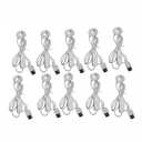 3D Printed Parts -10 PCS DIY LED Lamp Sheets: Only lamp Sheets, no 3D Printed lamp Shells, 3000k Warm Yellow Compatible with Bambu LED Lamp Kit 001 (31mm)