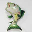 Fishing Theme Foil Balloons Set, Tuna Carp Salmon Lobster Bobber Balloons, Ocean Seafood Party Decorations, Helium Supported Balloons for O fishally One First Birthday, Summer Beach Birthday Decor