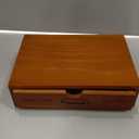 Wooden Storage Box Apothecary Drawers Vintage Wooden Drawers Wood Desktop Organizer Countertop Storage Box Library Card Catalog Cabinet Apothecary CabinetBROWN (BROWN01)