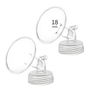 18mm Flange and Duckbill Valve Compatible with Spectra S1 S2 9 Plus Breastpump Replacement to Spectra Pump Parts, Not Original, Replace Spectra Accessories.