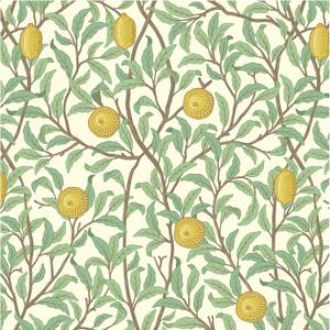 Lemon Wallpaper Leaf Peel and Stick Wallpaper Beige and Green 17.3"X393" Self Adhesive Wall Paper Removable Decorative Wallpapers Boho Contact Paper for Bedroom Bathroom Cabinets Decor Vinyl Roll