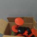 5pcs Mini Air Horn Hand Pump, Air Horn Noisemakers for Sporting Events, Celebrations, Fun Birthday Party Favors and Goodie Bag Fillers for Kids and Adults (Mini handheld air horn 5pcs, Red)