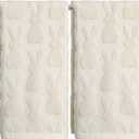 Artoid Mode 2 Pcs Beige 3D Rabbit Jacquard Easter Hand Towels for Bathroom, 100% Cotton Soft Absorbent Bathroom Decor Towels, 13.7 x 29.5 Inch