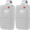 2X Garage Door Opener Remote for Multicode Linear 308911, 10 dip Switch Gate Opener Remote 300MHz, Garage Clicker Replacement (Two)