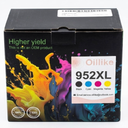 952XL Ink Cartridges Combo Pack Compatible Replacement for HP 952 Ink Cartridges 952 XL HP952XL 8710 7740 8720 8715 Printer for OfficeJet 8725 8210 8702 8740 7720 8730 8216 Cyan Magenta Yellow