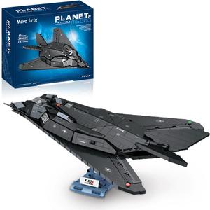 Fighter Jet Building Block Set for Adults 123456789