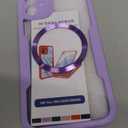 BESINPO Magnetic Case for iPhone 11 Case with Built-in Screen Protector, [Compatible with MagSafe] 360 Full-Body Shockproof Phone Cover for iPhone 11 6.1 inch, Purple Clear