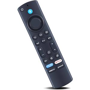 NS-RCFNA-21 Rev F Replacement Voice Remote Control fit for Toshiba C350 Series LED 4K UHD Smart TV 43C350LU 50C350LU 55C350LU 65C350LU 75C350LU with DirecTV Peacock Buttons
