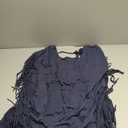 Women's Plus Size Fringe Dress Boho Western T Shirt Dress Tassel Short Sleeve Scoop Neck Cowgirl Short Dresses, 2XL