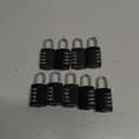 10  Packs Combination Lock 4 Digit Small Combo Luggage Number Locks, Waterproof Padlocks with Combination Code, Outdoor Heavy Duty Combination Padlock for Traveling Toolbox Gym Door Locker