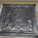 WOWSTAR 24-Pack 24"x24" Drop Ceiling Tiles, Waterproof Glue Up Vintage Style 3D Ceiling Tiles, Black, Wall Art