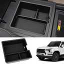 Psler Center Console Organizer - Fit for Lexus GX550 GX 550 2024 2025 Armrest Tray Storage Box for 2024 2025 GX 550 GX-550 Overtrail/Premium/Luxury ABS Car Interior Accessories (NOT Fit with Cool Box)