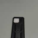 FNTCASE for iPhone 15-Pro-Max Case: Military Grade Drop Proof Rugged Protective Cell Phone Cover with Kickstand & Built-in Protector | Matte Textured Shockproof TPU Hybrid Bumper Cases (Black)