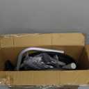 Garden Water Hose Reel Cart,Holds 50-60 Ft of 5/8 Inch Hose, Portable Hose Pipe Holder for Outside (Black)