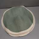 Round Placemats Set of 6, Woven Table Mats, Mint Green