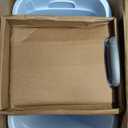 Sterilite 3 pack Ultra Wheeled Hamper, Laundry Basket w/Flip-Top Lid & Retractable Handle - Plastic Rolling Clothes Storage Cart with Ventilated Holes for Home, Apartment or Dorm