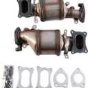 Exhaust Manifold Catalytic Converter Front for 2009 2010 2011 2012 2013 2014 2015 Honda Pilot 3.5L Left & Right