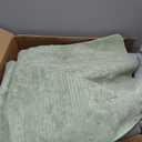 Washable Rug 10x14 Area Rugs for Living Room - Stain Resistant Non-Slip Backing Boho Rug for Bedroom,Durable & Ultra-Thin Vintage Large Area Rug(10x14,Green)