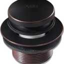 Tip-Toe Bathtub Drain Stopper with ABS Plastic Bushing, Fits in 1-1/2 Inch or 1-3/8 Inch Inner, Easy to Install, Venetian Bronze