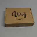 Adequate 80s Mullet Wig for Women Fluffy and Layered Hairpiece for Perfect for Costume Parties and Cosplay (Light Brown)