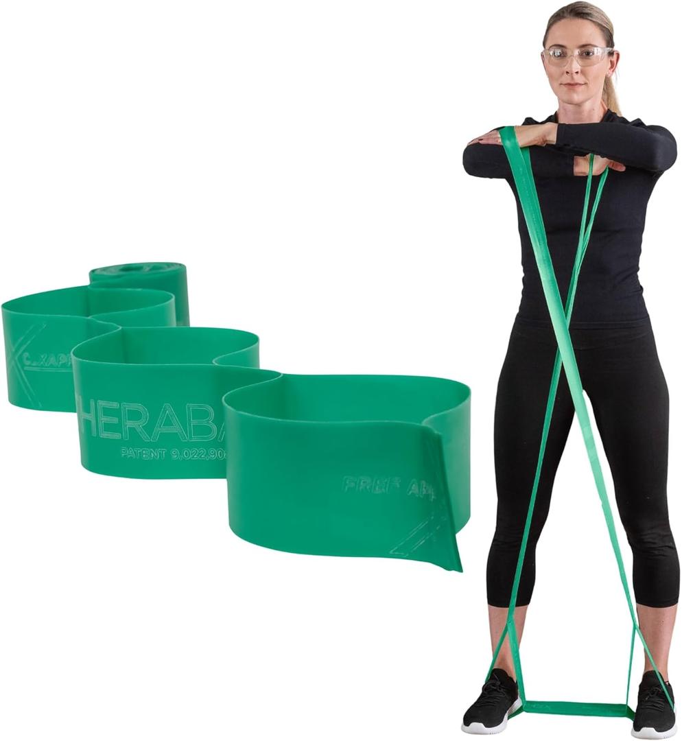 THERABAND CLX Resistance Band with Loops, 5-Foot Band