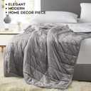 YnM Sherpa Weighted Blanket (Light Grey, 50''x60'' 10lbs) Ultra Fuzzy & Cosy Sherpa Weighted Blanket Throw, Cosy & Relaxing Blanket, Home Decor Piece …