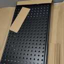 Ultrawall 4 Pcs Metal Pegboard Wall Panels, Peg Boards for Garage Tool Storage