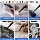 15-in-1 Pressurized Multi-Purpose Natural Handheld Steam Cleaner, 15s Instant Heat Portable Steamer with 400ml Tank, Multi-Surface Deep Cleaning for Home, Grout, Furniture, Couch, Car, Bathroom, Floor