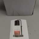 Candle Warmer Lamp Adjustable Height Dimmable with Timer Large Jar Candles Compatible - No Flame Scented Wax Warmer with 2 Bulbs - Mothers Day Gift - Black