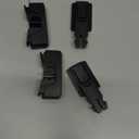 Child Proof Refrigerator Door Lock, Baby Safety Fridge Door Latch Locks, One Handed Operation, No Tools Need or Drill (Black2)